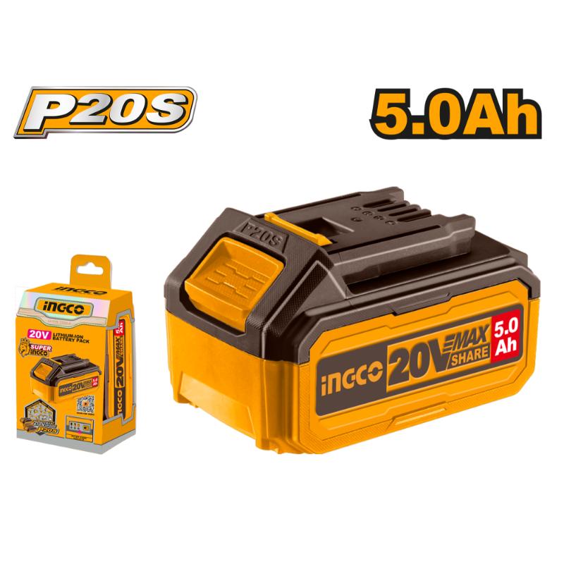 Ingco Battery 20V 5Ah FBLI20031 with P20S branding