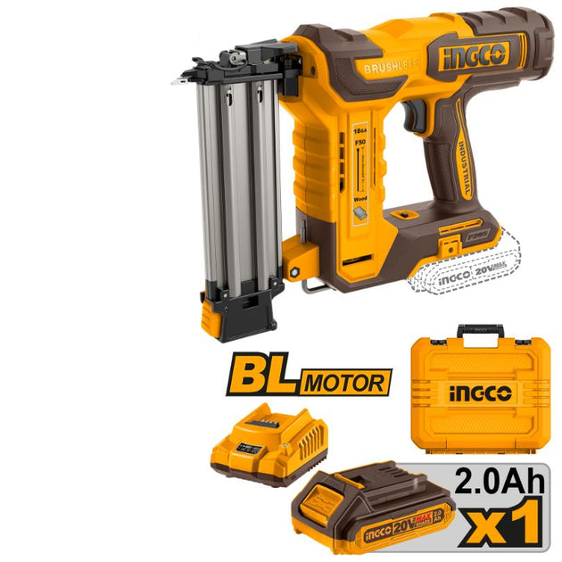 Ingco Brad Nailer F15-50 + ACC Kit CBNLI5008