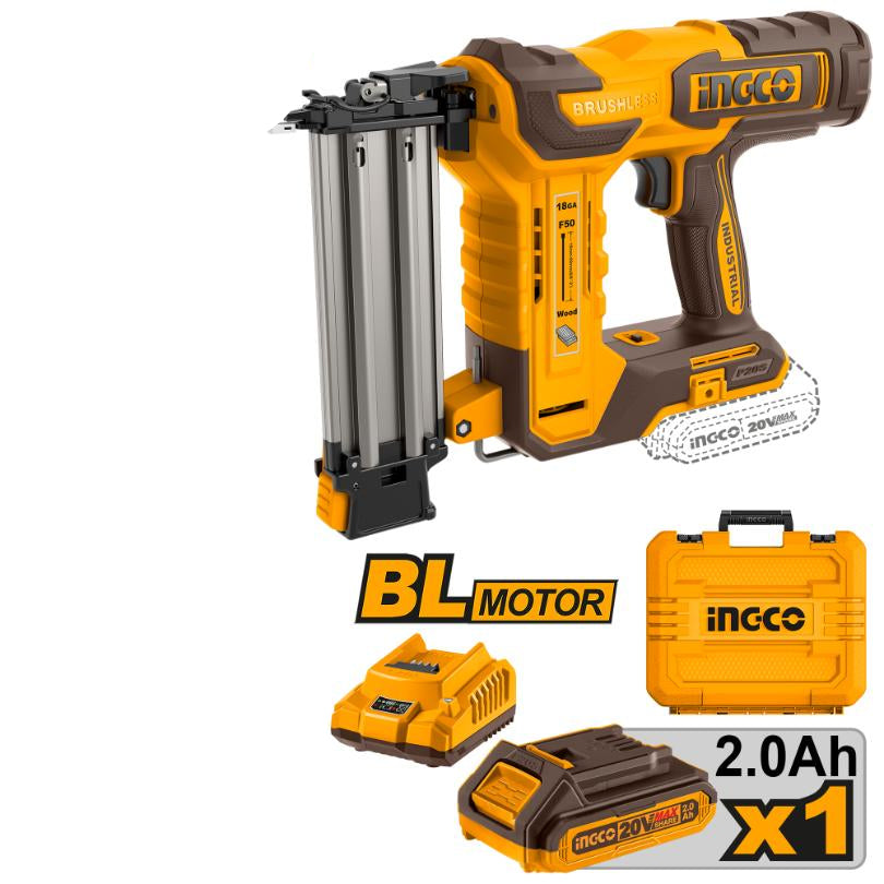 Ingco Brad Nailer F15-50 + ACC Kit CBNLI5008