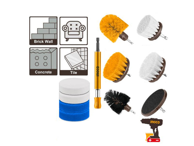 Ingco Brush Cleaning Set 11pcs WCB1101