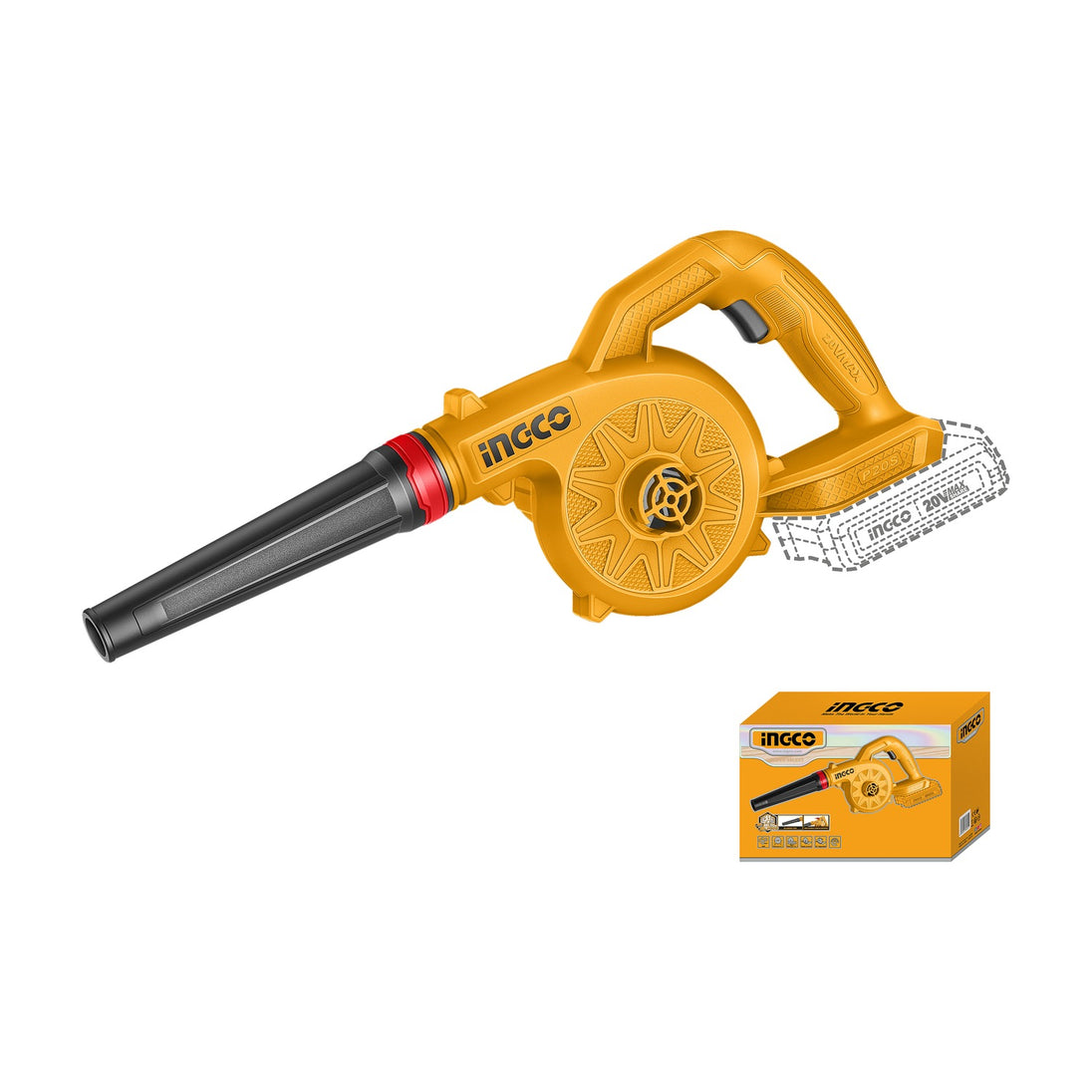 Ingco Cordless Blower Non-Variable Speed (Tool Only) 20V CABLI2078