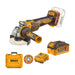 Ingco 1200W Angle Grinder 115mm (Kit) [with 5Ah Batteries] CAGLI2120252