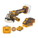 Ingco 1200W Angle Grinder 115mm (Kit) [with 5Ah Batteries] CAGLI2120252