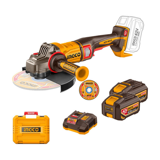Ingco Angle Grinder 230mm (Kit) 2600W 42V CAGLI4260182