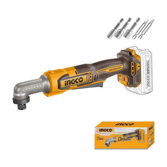 Ingco Angle Impact Driver 80NM (1/4 inch) (Tool Only) 20V CAIRLI2081