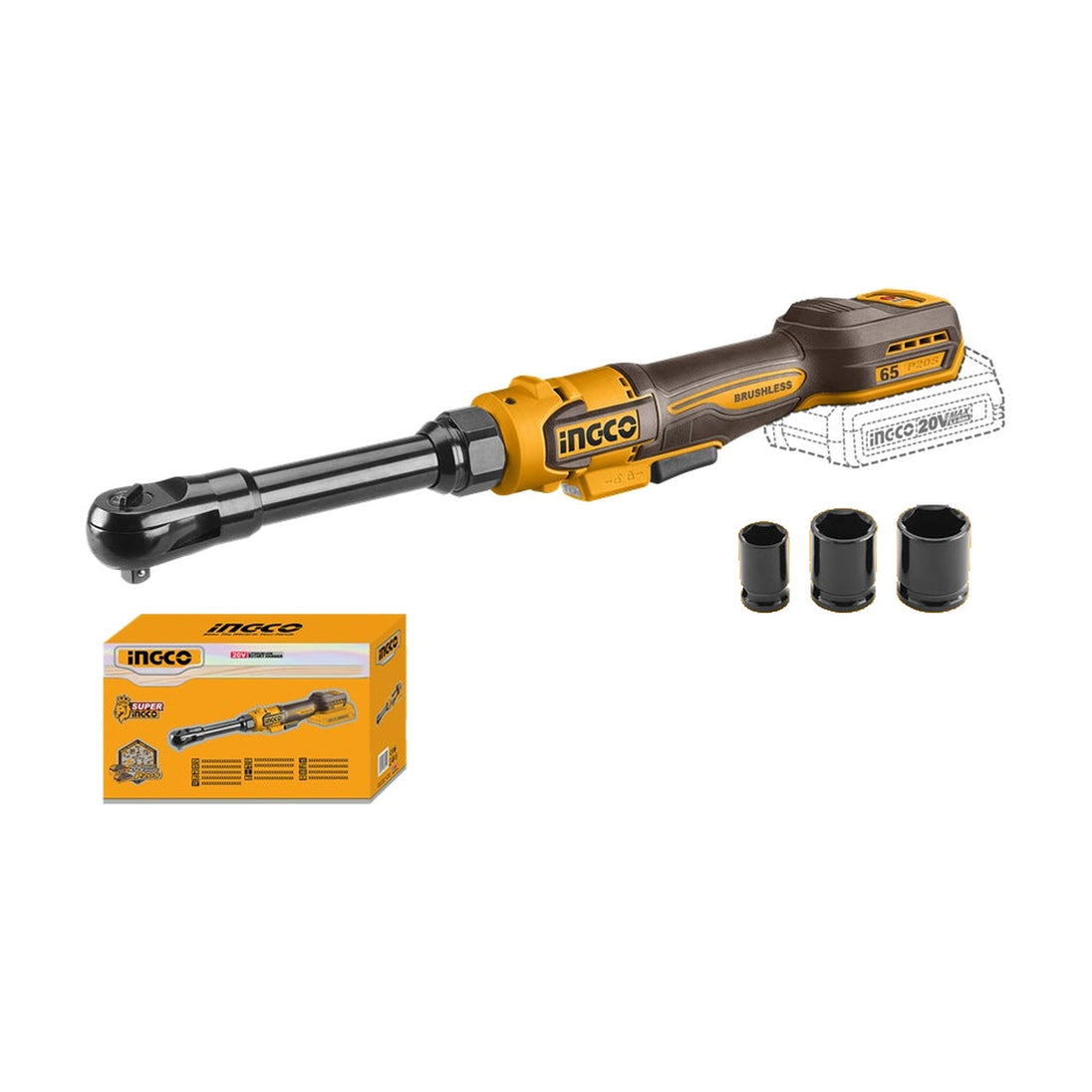 Ingco Extended Ratchet Driver 3/8" (Tool Only) CDRLI206529