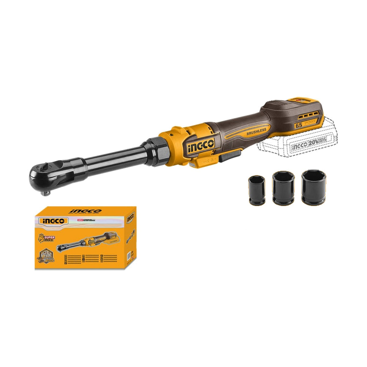 Ingco Extended Ratchet Driver 3/8" (Tool Only) CDRLI206529