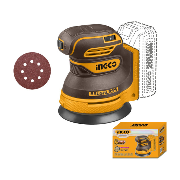 Ingco Orbital Sander 125mm 20V CROSLI2002