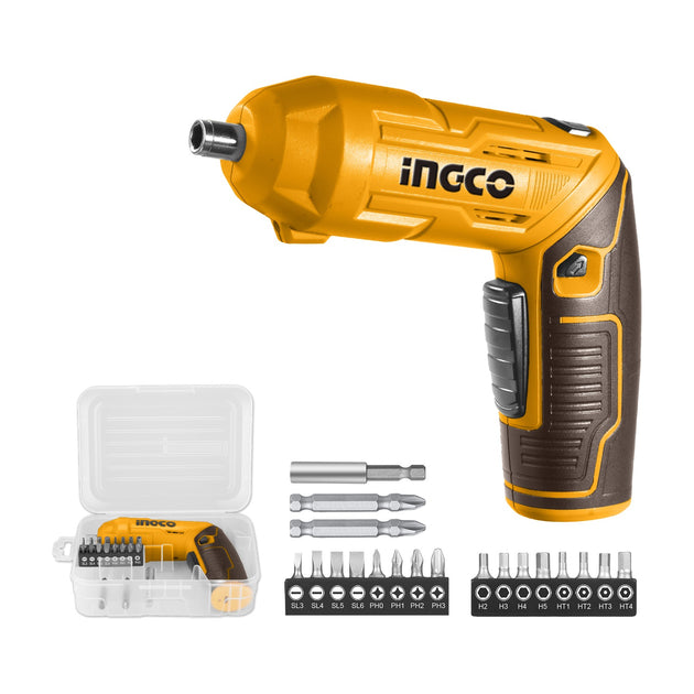 Ingco Screwdriver Cordless 4V & 1pcs Bit CSDLI0442