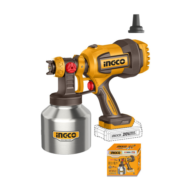 Ingco Spray Gun Aluminum Tank 20V CSGLI20041