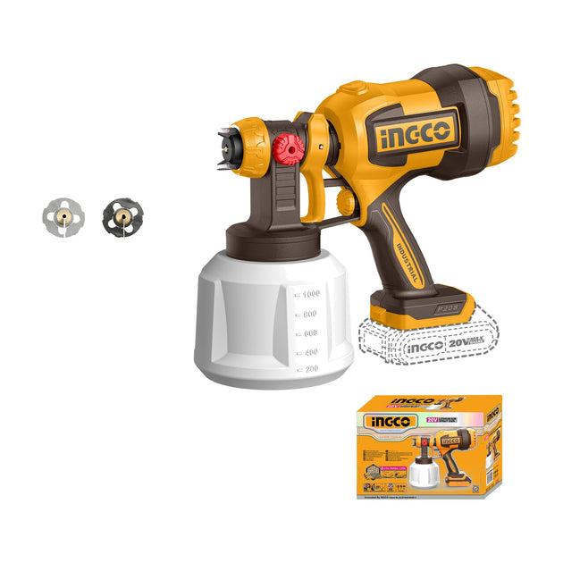 Ingco Spray Gun (Tool Only) 20V CSGLI2004