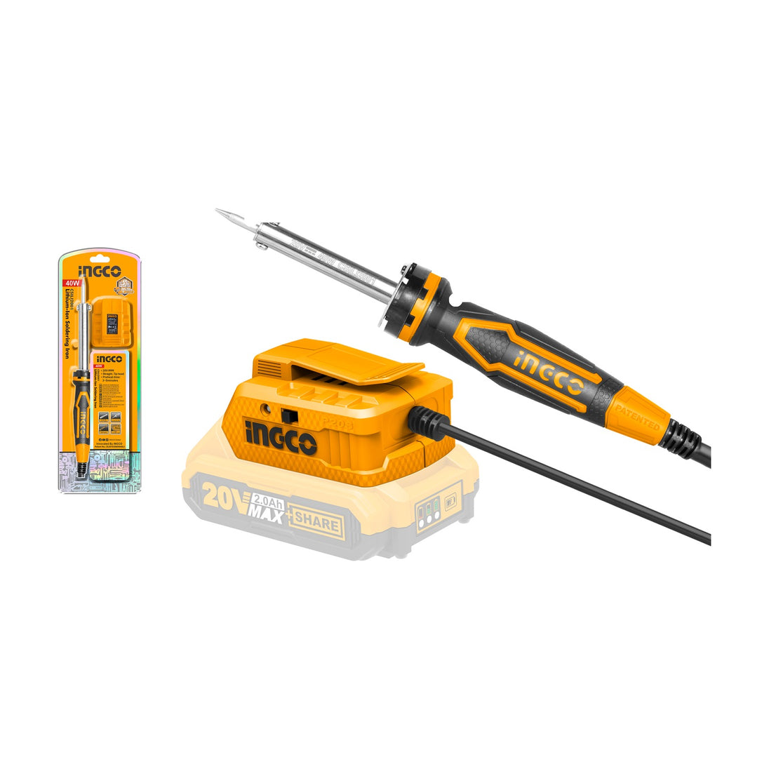 Ingco Soldering Iron 20V (Tool Only) CSILI2001