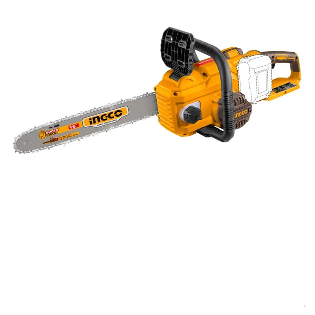 Ingco Chain Saw B/Less 400mm Kit CGSLI40168