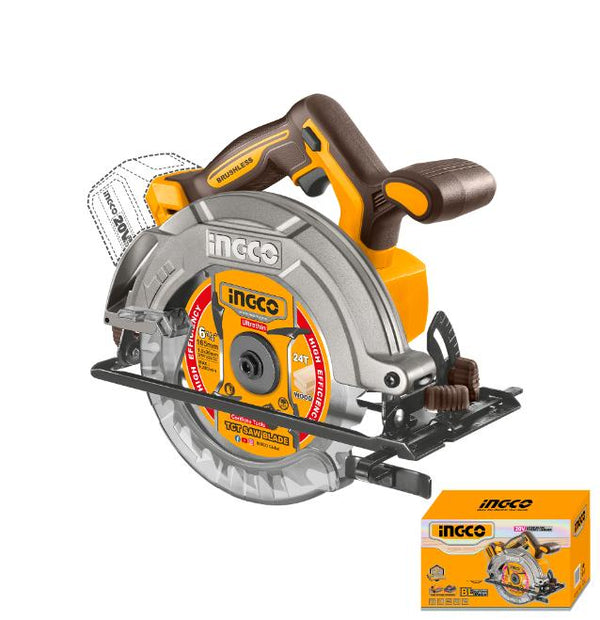 Ingco Circular Saw 165mm 20V CSLI1652