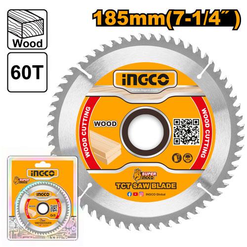 Ingco Circular Saw Blade 185mm 60T TSB118513