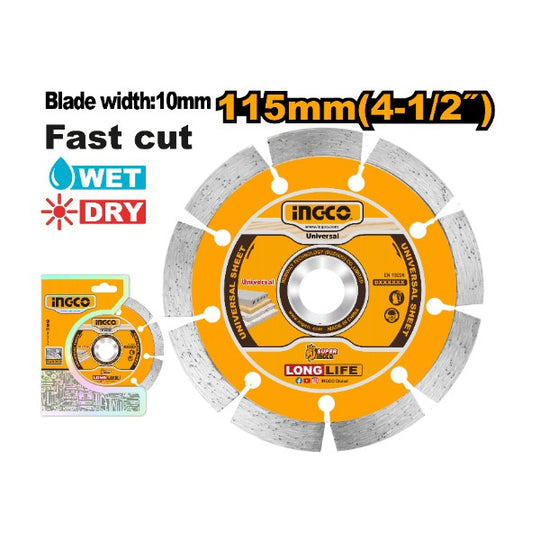 Ingco Concrete Disc Segmented 115mm DMD011152