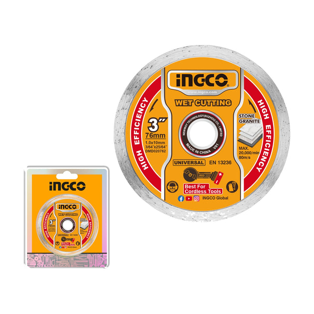 Ingco Diamond Disc Wet 76mm DMD020762
