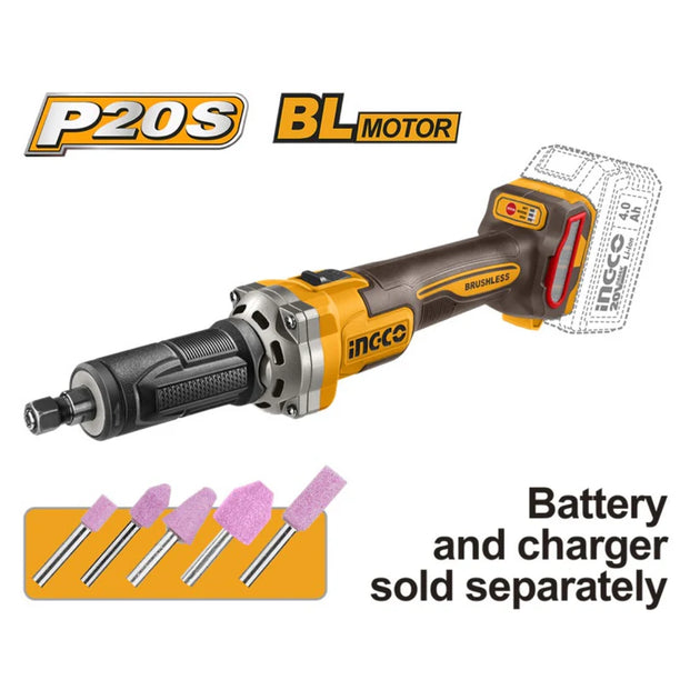 Ingco Die Grinder 20V (Tool Only) CDGLI2001