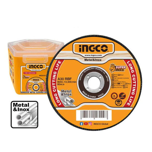 Ingco Disc Cut Steel 115 50pcs MCD1211550