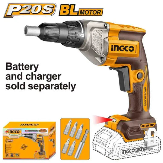 Ingco Drywall Screw Driver 20V CDSLI20428