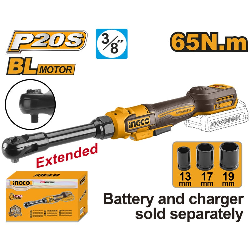 Ingco Extended Ratchet Driver 3/8" (Tool Only) CDRLI206529