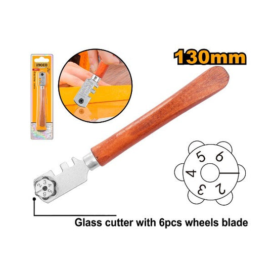 Ingco Glass Cutter 130mm HGCT02