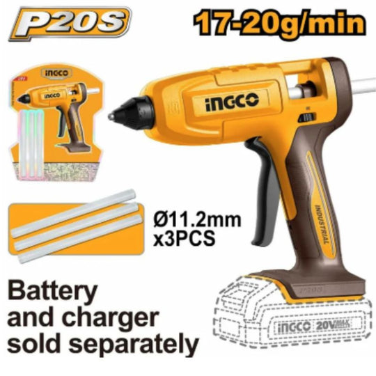 Ingco Glue Gun 3 Sticks 20V CGGLI2003