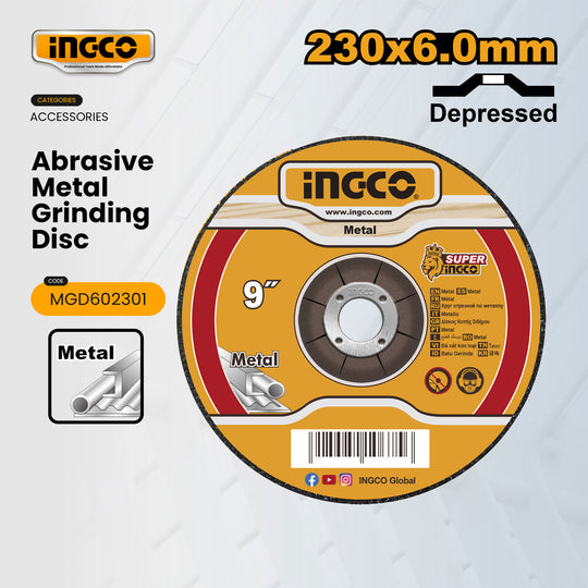 Ingco Grinding Disc 230mm MGD602301