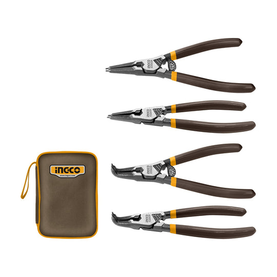 Ingco Plier Circlip 180mm Set 4pc HCCPS26180