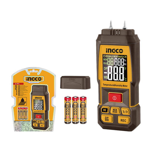 Ingco Digital Moisture Meter for Wood HETWM031
