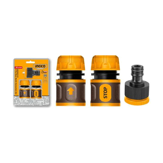 Ingco Garden Hose Adaptor Set 1/2 3pc HHCS03122