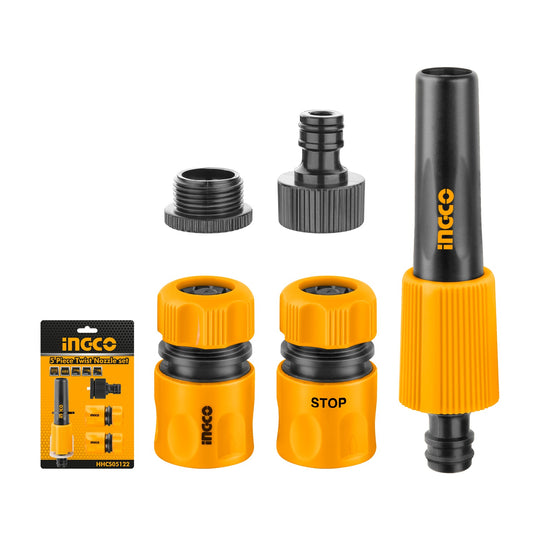 Ingco Garden Hose Adaptor Set 1/2 5pc HHCS05122