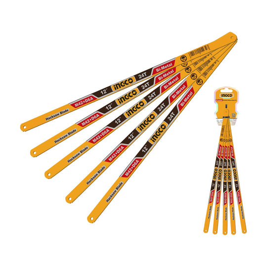 Ingco Hacksaw Blade 24T 5pc HSBKT12245