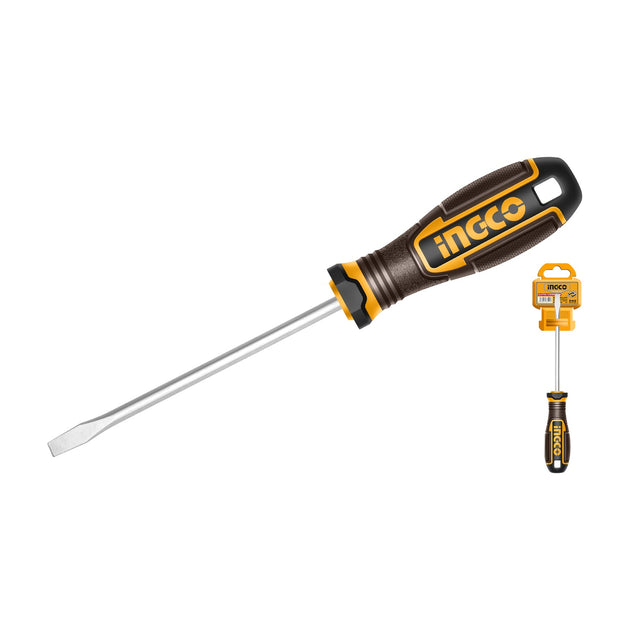 Ingco Screwdriver Slotted S2 SL5.5x100mm HSDSL5100