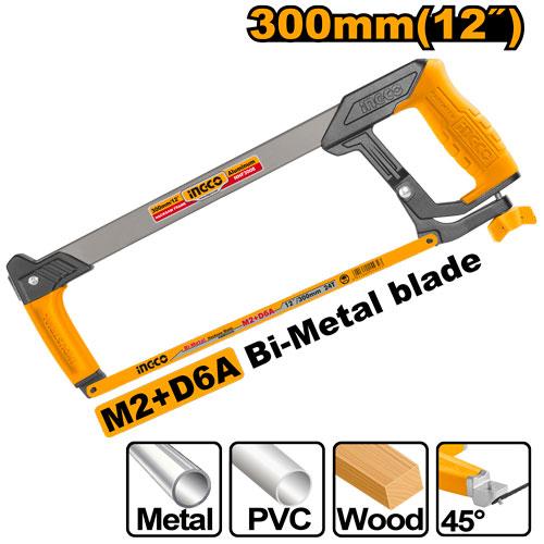 Ingco Hacksaw 300mm HD HHF3008