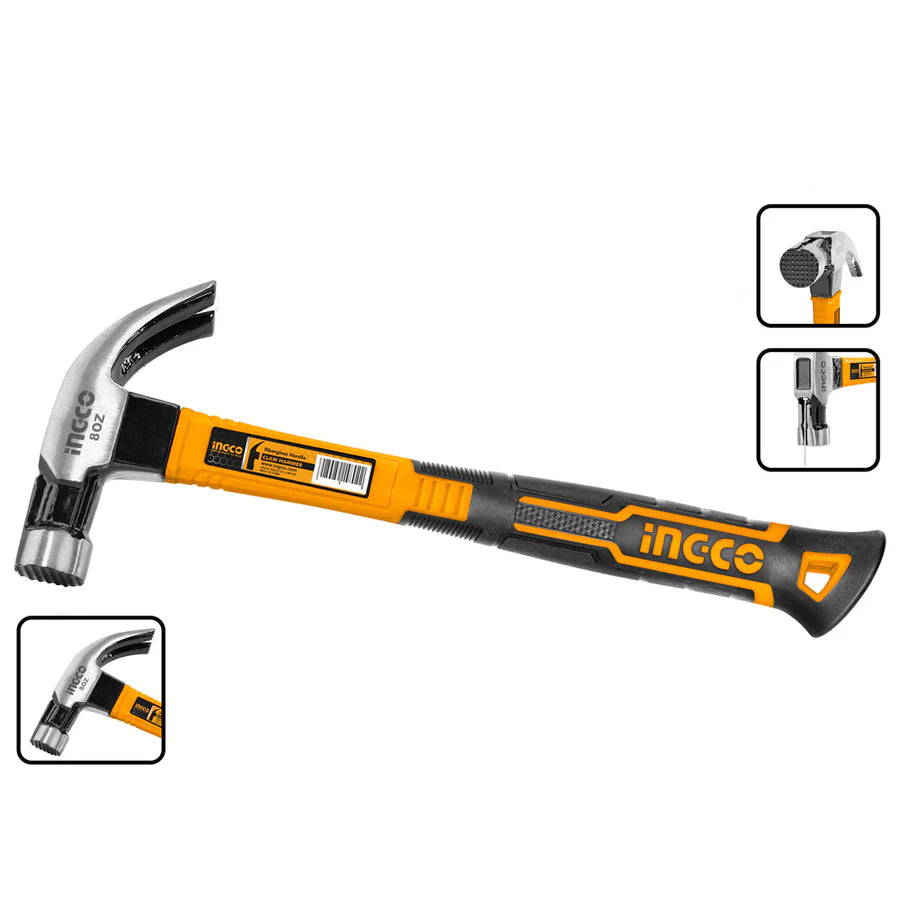 Ingco Hammer Claw Magnetic 450g HCHD0166