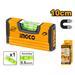 Orange and black ingco level with packaging on a white background