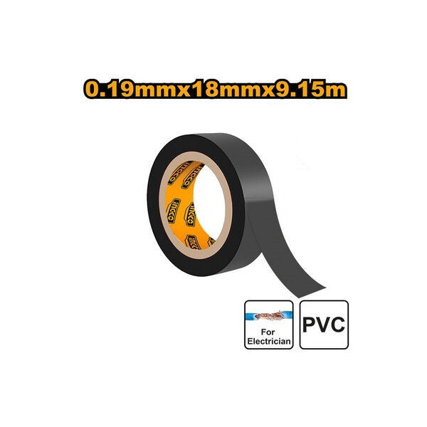 Ingco Insulation Tape Black Each HPET1101