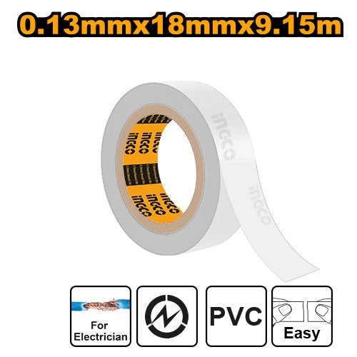 Ingco Insulation Tape White Each HPET1108