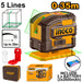 Ingco Laser Level Green Beams 0-35m (USB-C) HLL306502