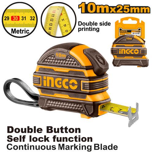 Ingco Measuring Tape 25mmx10m HSMT081025-1