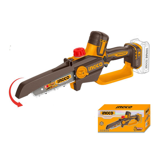 Ingco Mini Chain Saw 20V 150mm Bar CGSLI2066