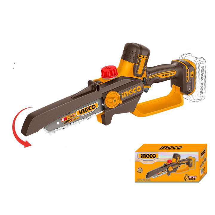 Ingco Mini Chain Saw 20V 150mm Bar CGSLI2066
