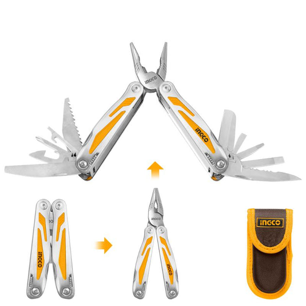 Ingco Multi Foldable Tool 15 Function HFMFT0115