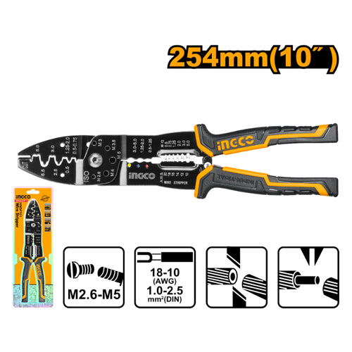 Ingco Plier Wire Stripper 254mm HWSP101