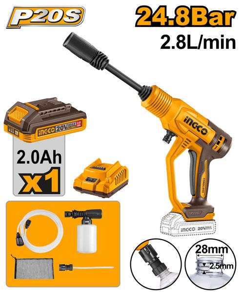 Ingco Pressure Washer Handheld Kit 20V CPWLI20362