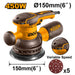 Ingco random orbit sander 450W RS4516