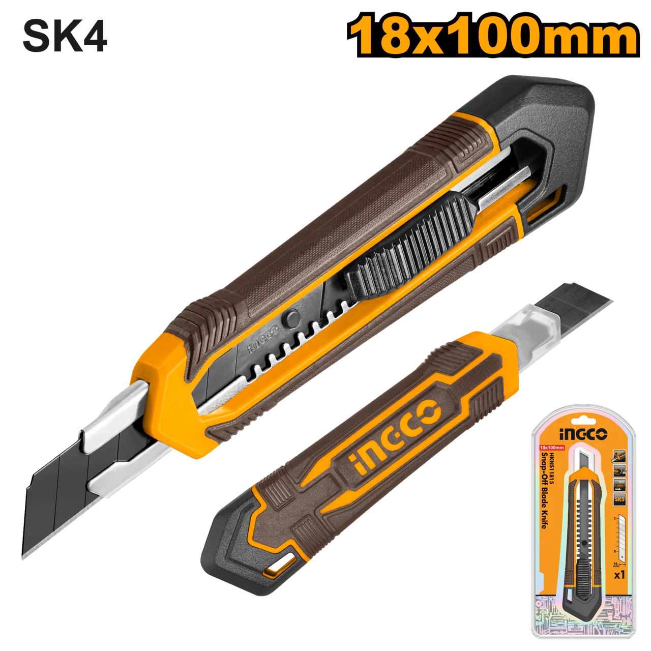Ingco S/Off Knife 18x100mm HKNS11815