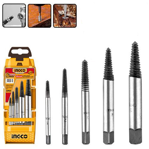 Ingco Screw Extractor Set 5pcs ASE008