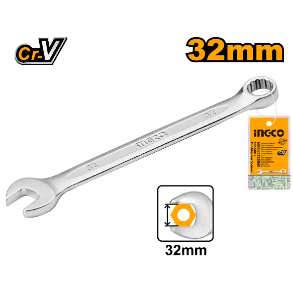21mm wrench with 'Cr-V' and 'INGCO' branding on a white background